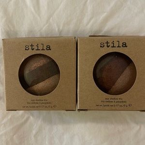 Stila eye shadow trip pallets in Rose Gold and Bronze Glow